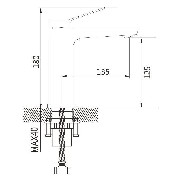 Смеситель Shevanik смеситель для раковины Shevanik S4US60OV1
