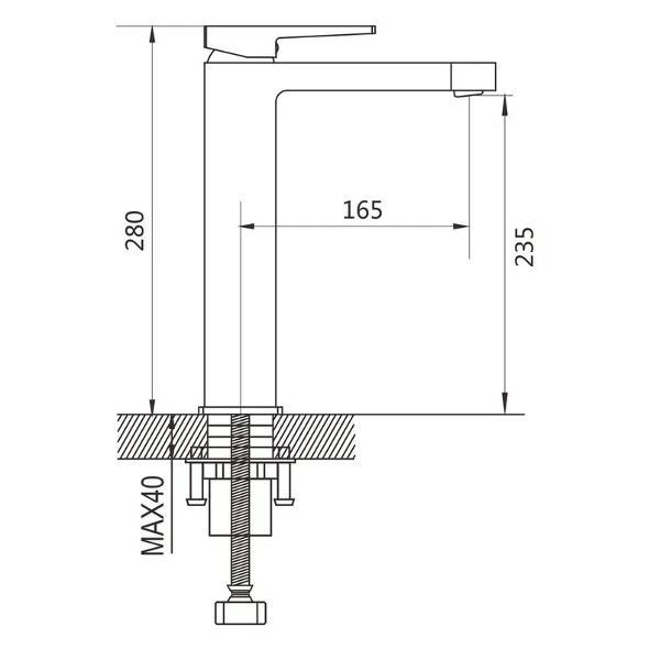 Смеситель Shevanik смеситель для раковины Shevanik S6QP81QO1TAH
