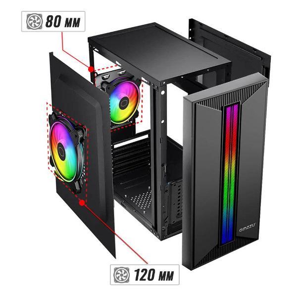 Корпус для компьютера Ginzzu B350
