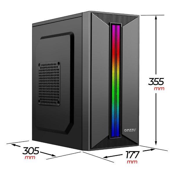 Корпус для компьютера Ginzzu B350