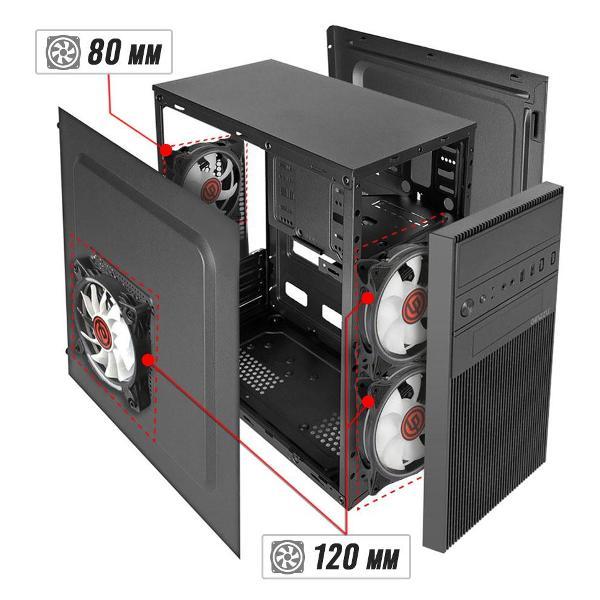 Корпус для компьютера Ginzzu D190