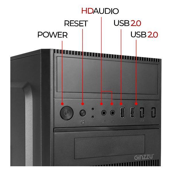 Корпус для компьютера Ginzzu D190