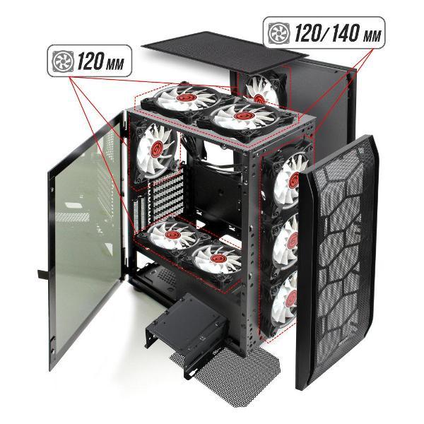 Корпус для компьютера Ginzzu GL300
