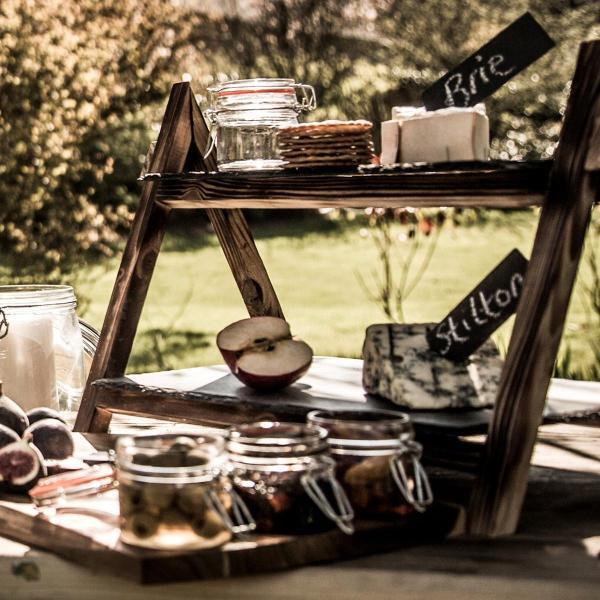 Блюдо-этажерка Kitchen Craft Kitchen Craft Сервировочная этажерка из сланца 40х30х25см Artes#