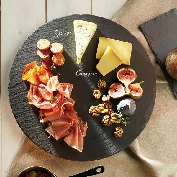 Сервировочная доска Kitchen Craft Kitchen Craft Блюдо вращающееся сервировочное из сланца Lazy Susan #35см Artes#