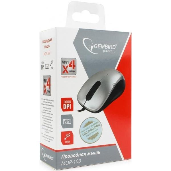 Компьютерная мышь беспроводная Gembird MOP-100-S