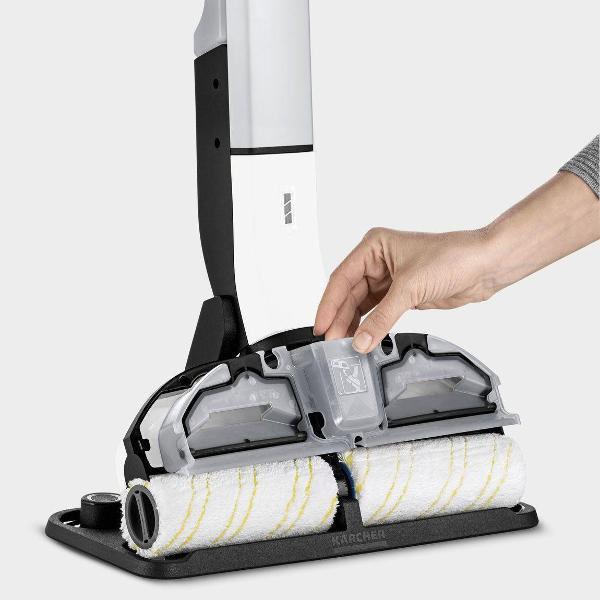 Электровеник, электрошвабра Karcher Электрошвабра Karcher EWM 2, белый + 2 роликовые щетки
