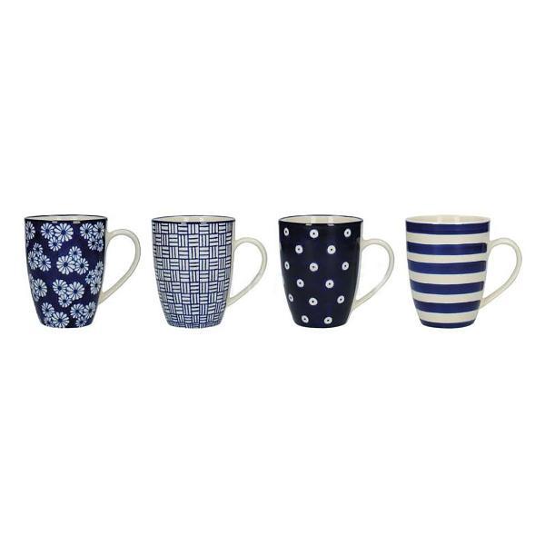 Кружка Kitchen Craft Kitchen Craft Набор из 4 кружек 280мл Out Of The Blue London Pottery