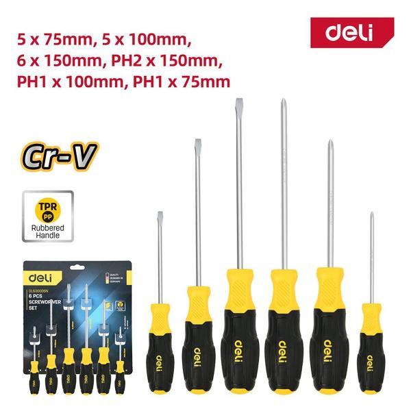 Набор отверток Deli Tools DL630006N