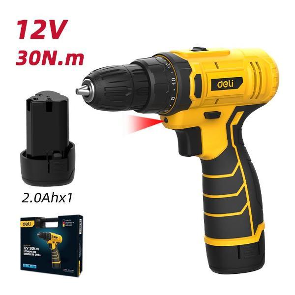 Дрель-шуруповерт Deli Tools DL-DZ12-5A2