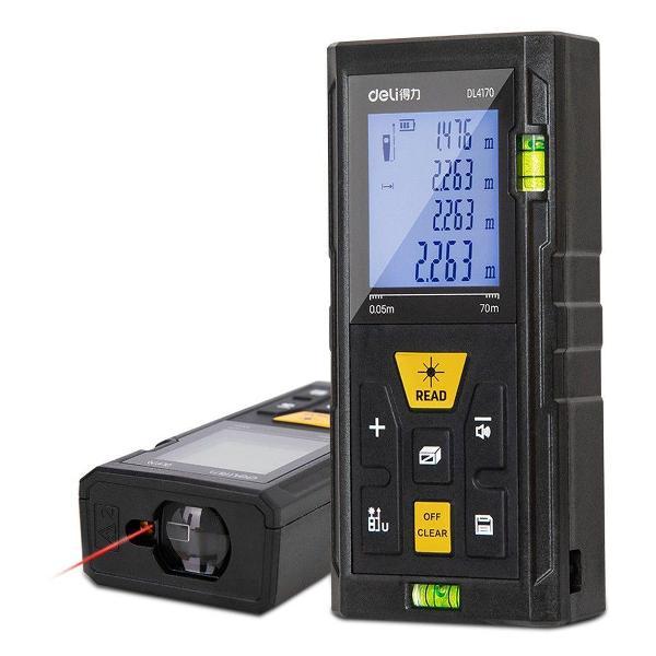 Дальномер лазерный и рулетка Deli Tools 019bf5aa9557784e9ca67affe821dd9f