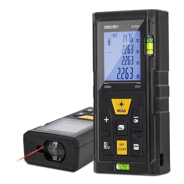 Дальномер лазерный и рулетка Deli Tools 019bf5aa9557784e9ca67affe821dd9f