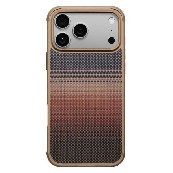 Чехол для смартфона, телефона Pitaka Aramid ProGuard Case для iPhone 17 Pro Max, Sunset KI1702MGPM