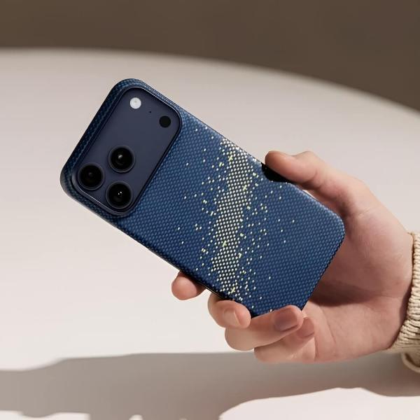 Чехол для смартфона, телефона Pitaka Ultra-Slim Case для iPhone 17 Pro Max, Milky Way Galaxy KI1701MPM