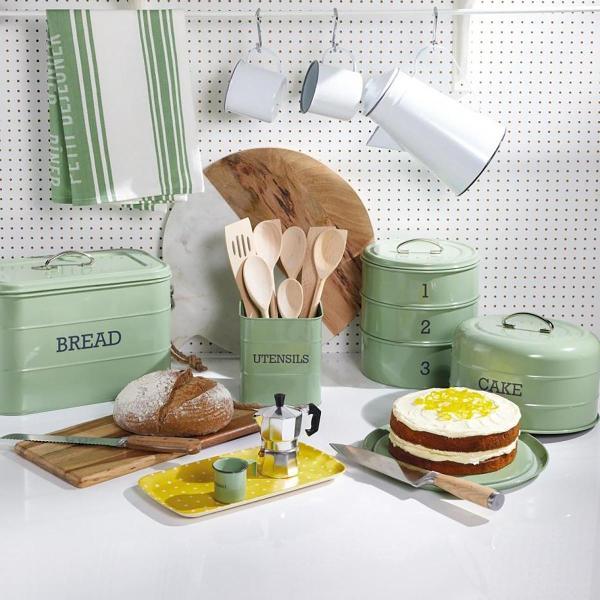 Хлебница Kitchen Craft Kitchen Craft Хлебница GREEN 40х22х26 Living Nostalgia