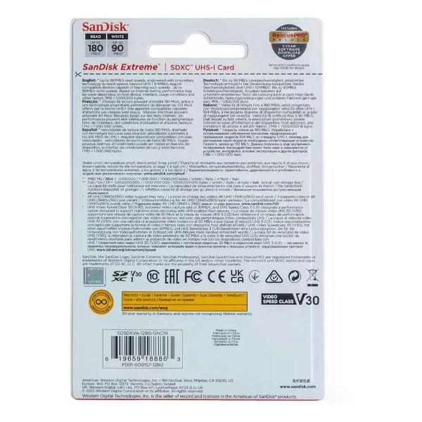 Карта памяти SANDISK SDSDXVA-128G-GNCIN