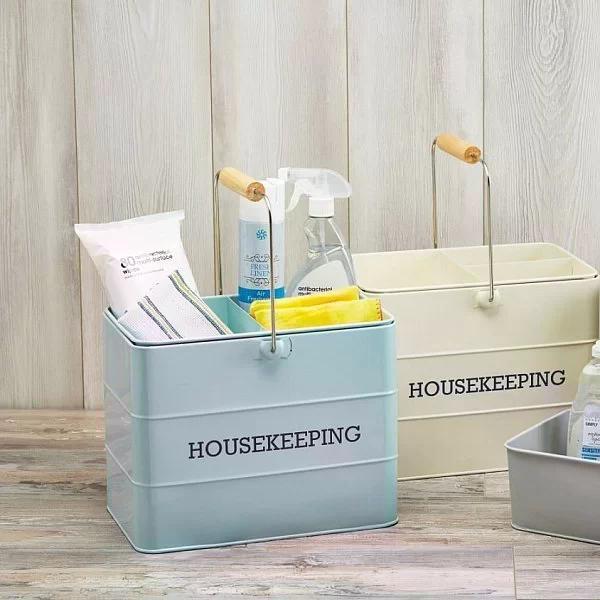 Органайзер для хранения Kitchen Craft Kitchen Craft Органайзер для хранения средств для уборки BLUE Living Nostalgia