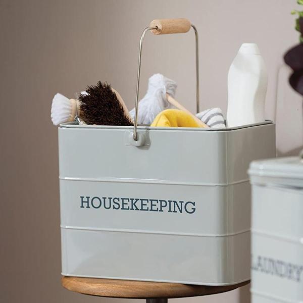 Органайзер для хранения Kitchen Craft Kitchen Craft Органайзер для хранения средств для уборки GREY Living Nostalgia