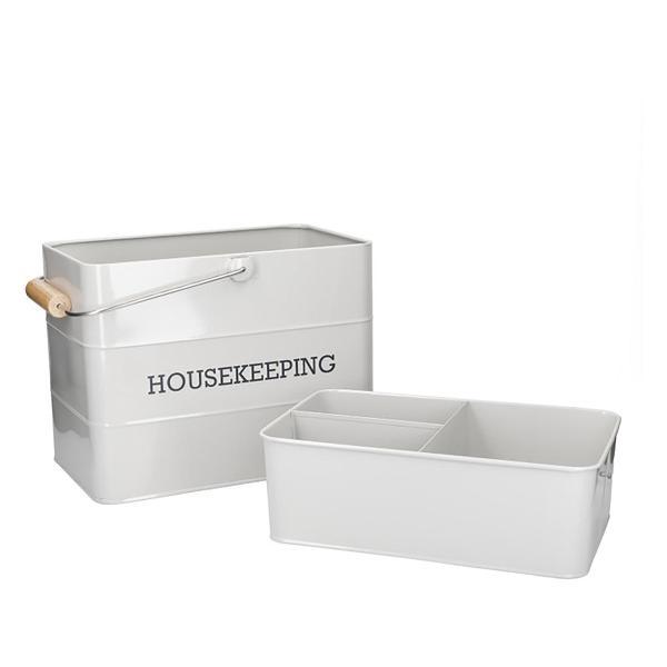 Органайзер для хранения Kitchen Craft Kitchen Craft Органайзер для хранения средств для уборки GREY Living Nostalgia