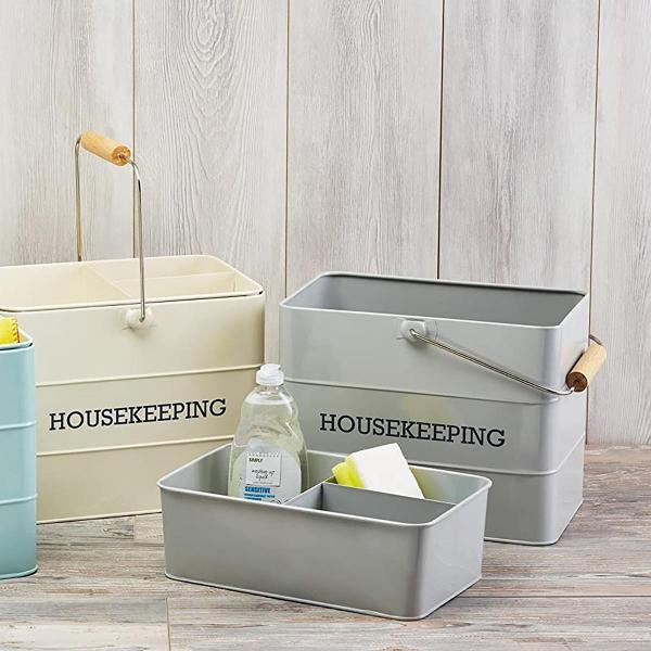 Органайзер для хранения Kitchen Craft Kitchen Craft Органайзер для хранения средств для уборки GREY Living Nostalgia