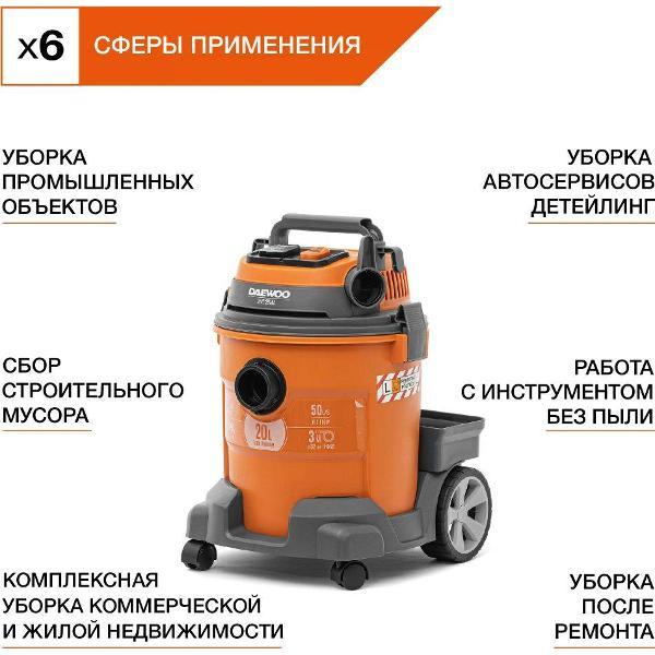 Пылесос строительный DAEWOO DAVC 2014S