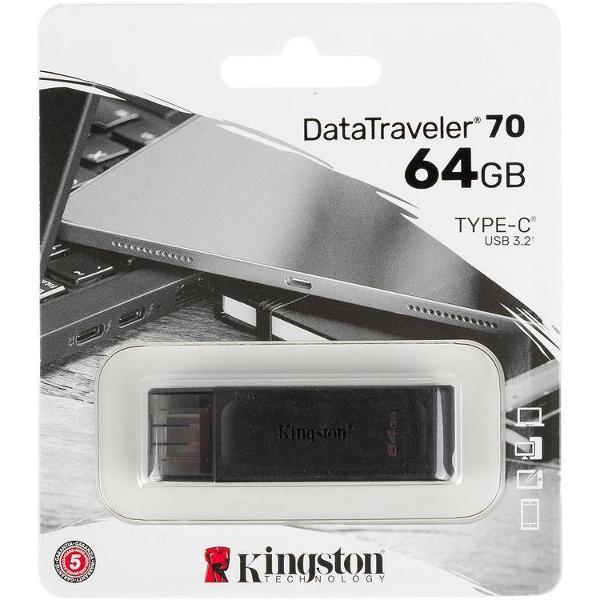 USB флеш-накопитель Kingston DataTraveler 70 DT70/64GB)