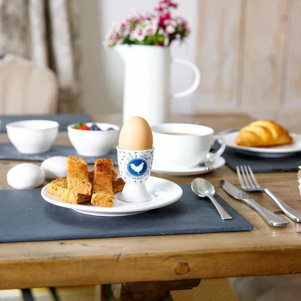 Подставка для яйца Kitchen Craft Kitchen Craft Подставка для яйца фарфоровая Traditional Blue Hen KC
