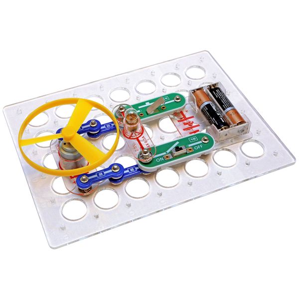 Конструктор детский Знаток 70196 ЭК: Первые шаги в эл-ке. Набор А (15 схем)