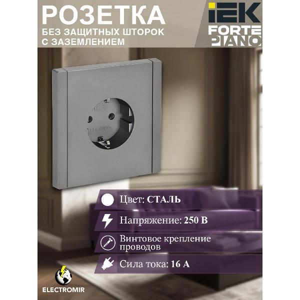 Адаптер-розетка Iek FP-R11-16