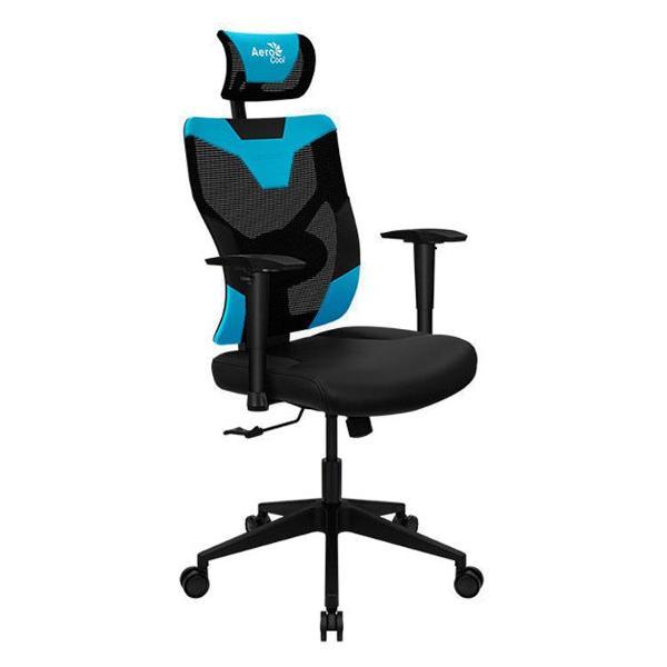 Кресло компьютерное AeroCool GUARDIAN ICE BLUE