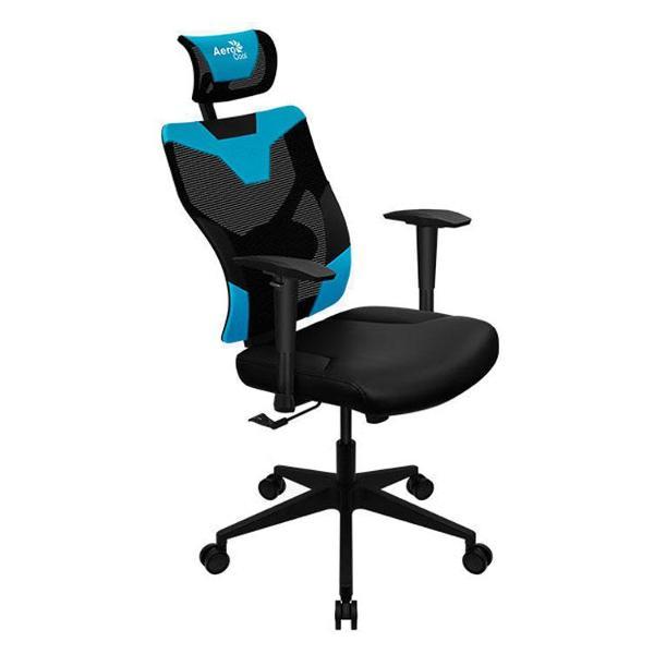 Кресло компьютерное AeroCool GUARDIAN ICE BLUE