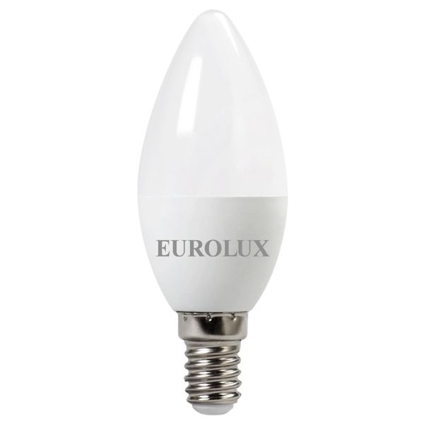 Лампа Eurolux LL-E-C37-7W-230-2,7K-E14