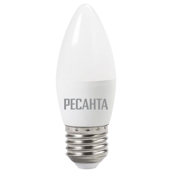 Лампочка Ресанта LL-R-C37-6W-230-4K-E27