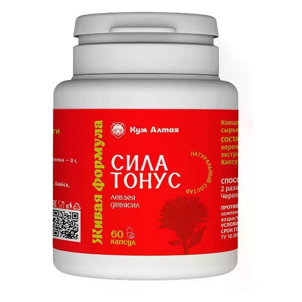 Комплексная пищевая добавка нет бренда Капсулы "СИЛА&ТОНУС", 60 капсул по 500мг