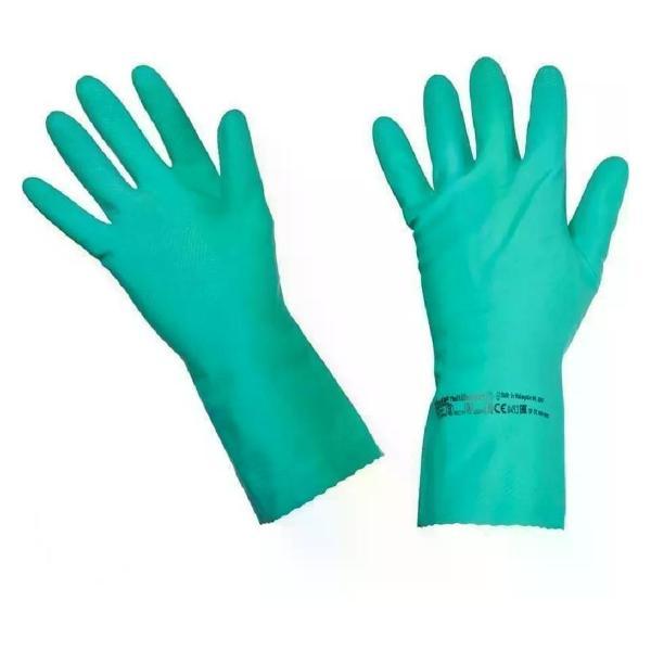Перчатки хозяйственные Vileda professional Перчатки хозяйственные, особопрочные, зеленые, р. М