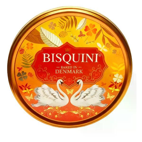 Печенье Bisquini Печенье сдобное "Лебединая верность", (желтый фон), 150 гр