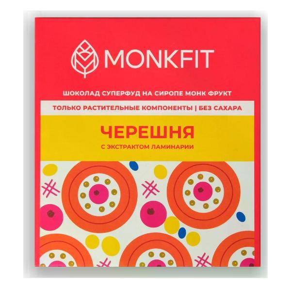 Шоколад плиточный MONKFIT Шоколад "Ягодное ассорти" на сиропе монк фрукт, 4 вида
