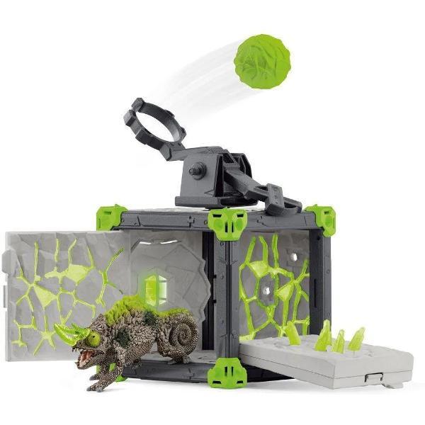 Фигурка Schleich Набор Eldrador 42677 Боевая пещера Камня и Каменный хамелеон