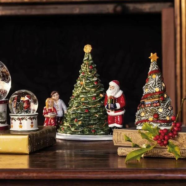 Подсвечник декоративный Villeroy & Boch Villeroy&Boch Christmas Toys елка - Санта Клаус и дети