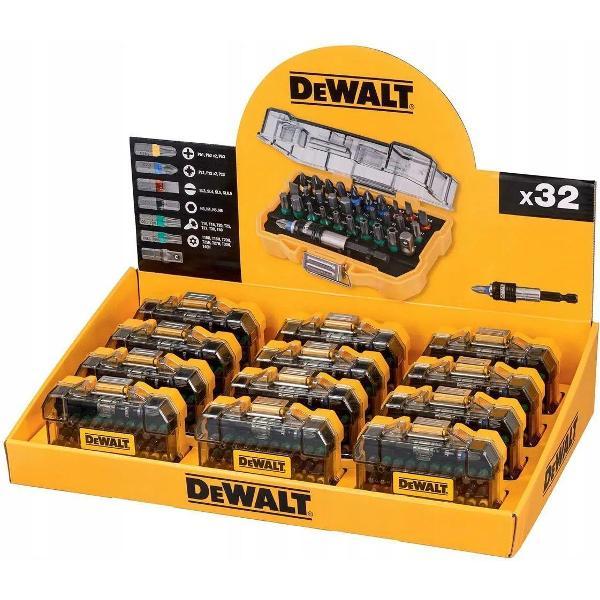 Набор электроинструмента DeWalt Набор бит и торцевых головок DT7969-QZ, 32 предм, серый/желтый, 1 уп.