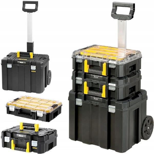 Ящик для хранения инструмента STANLEY Ящик для мастерской Mobilny на колесах 3x (FMST180101)