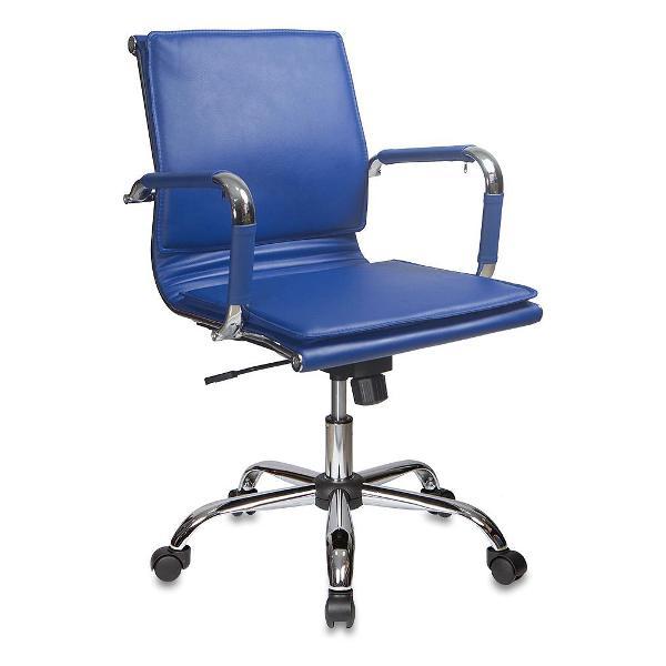 Кресло руководителя Бюрократ CH-993-LOW/BLUE