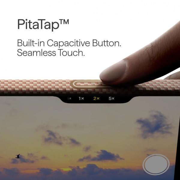 Чехол для смартфона, телефона Pitaka Ultra-Slim Case (PitaTap) для iPhone 17, Золотой (KI1701AG)