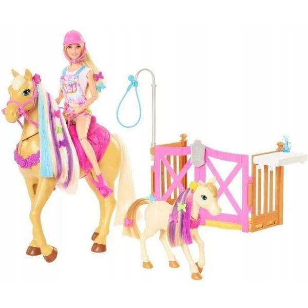 Кукла Barbie Игровой набор Барби и лошадка от HGB58