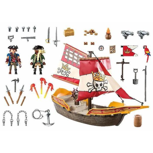 Конструктор электронный Playmobil Пластиковый Пираты 71418 Пиратский Корабль