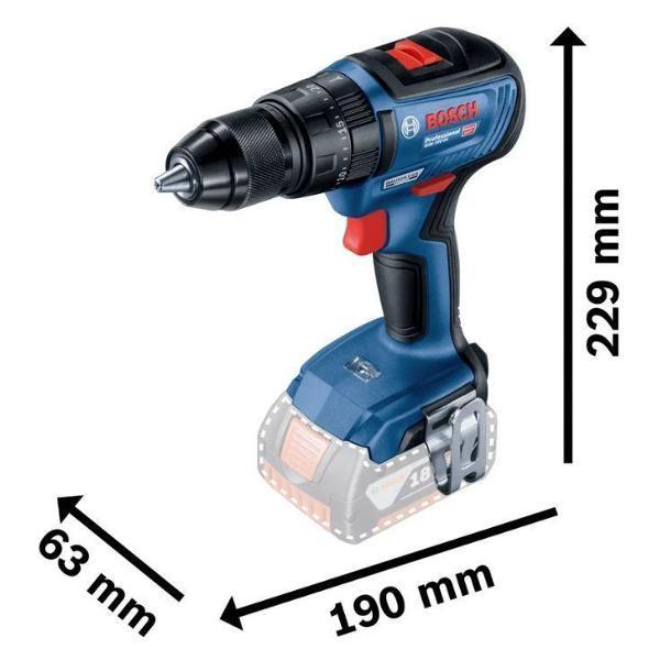 Дрель-шуруповерт Bosch Аккумуляторный ударный шуруповерт GSB 18V-50 Professional (06019H5106)