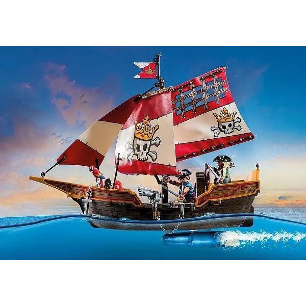 Конструктор электронный Playmobil Пластиковый Пираты 71418 Пиратский Корабль