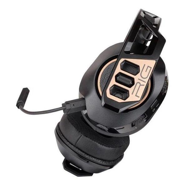 Наушники проводные Plantronics Беспроводная компьютерная гарнитура RIG 700HD, черный/золотистый