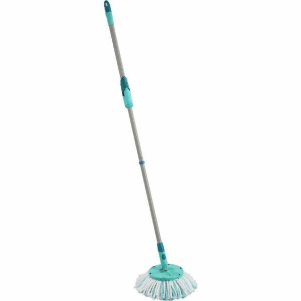 Швабра Leifheit Набор для уборки Clean Twist и ведро с отжимом на колесиках (52102)