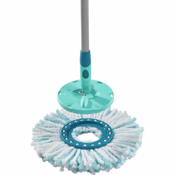 Швабра Leifheit Набор для уборки Clean Twist и ведро с отжимом на колесиках (52102)